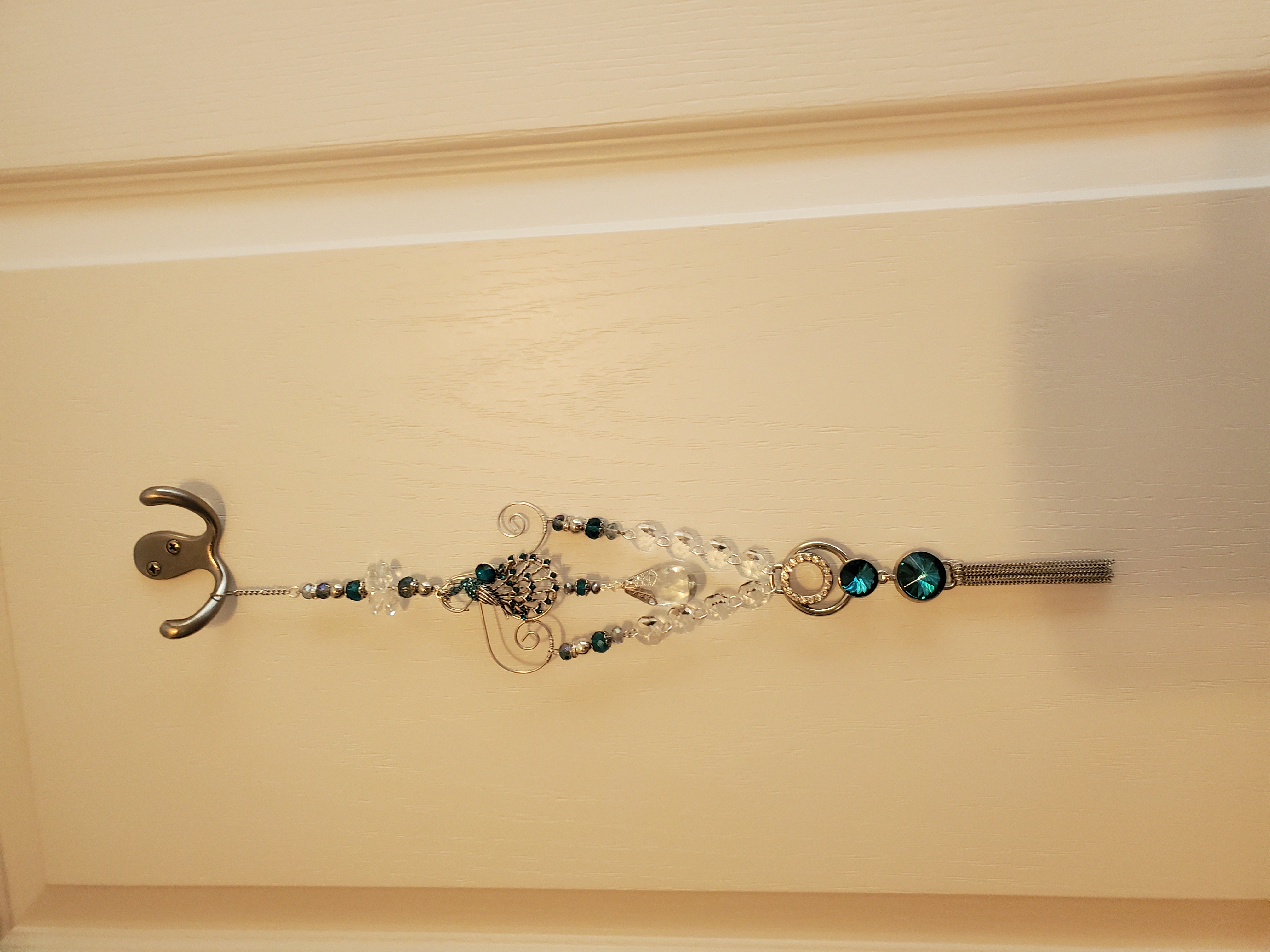 Sapphire Tassel Dreams linear suncatcher